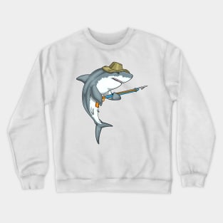 Shark Fisher Harpoon Fishing Crewneck Sweatshirt